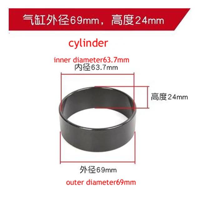 Cap Compresor Aer Silențios Fără Ulei Bol Cilindru Cămașă Cilindru Aliaj Aluminiu Placă Supape Placă Fier Biela