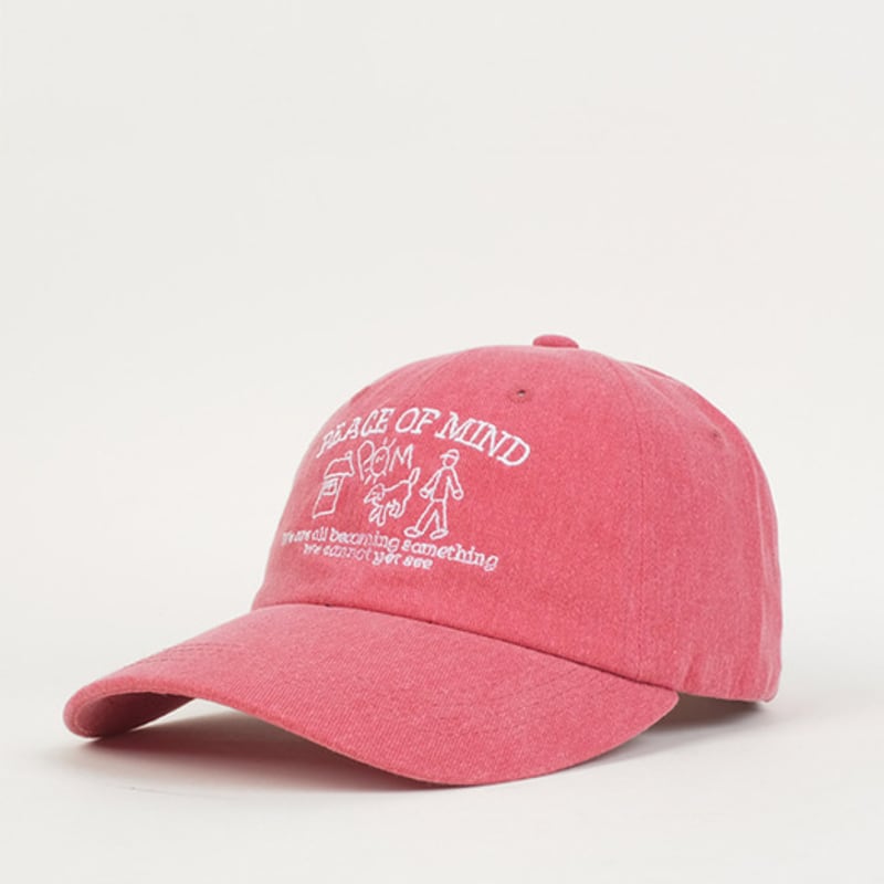 BALLOON FRIENDS MESSY ADVENTURE Peace Of Mind Pigment Ball Cap red