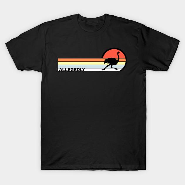Men Black Print T-shirt Letterkenny Allegedly No-Cut Transfer Paper Print Cotton Tshirt 3XL чёрный