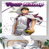 Ushijima Wakatoshi Tapestry with Custom Name Wall Hanging Room Background Cloth Home Decor Beach Mat Yoga Mat Sofa Bed Sheet