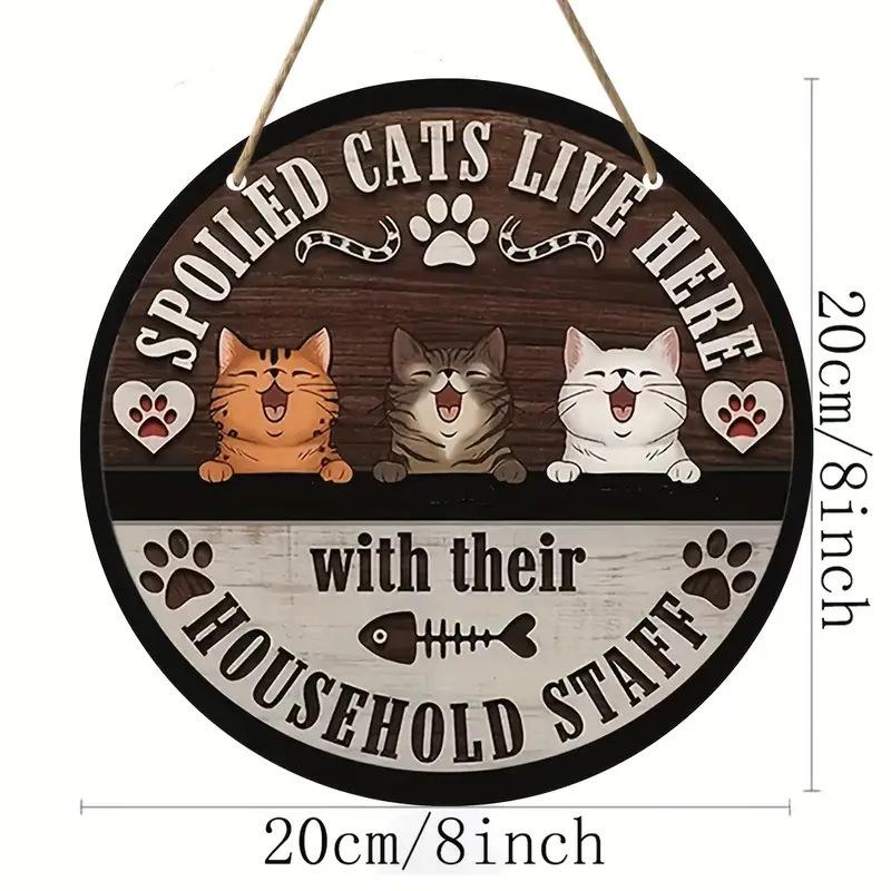 Pumpkin Wood Sign: Halloween Round Craft Door Pendant