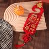 Chinese Style New Year Doorknob Decoration Flocking Door Handle Pendant  Spring Festival