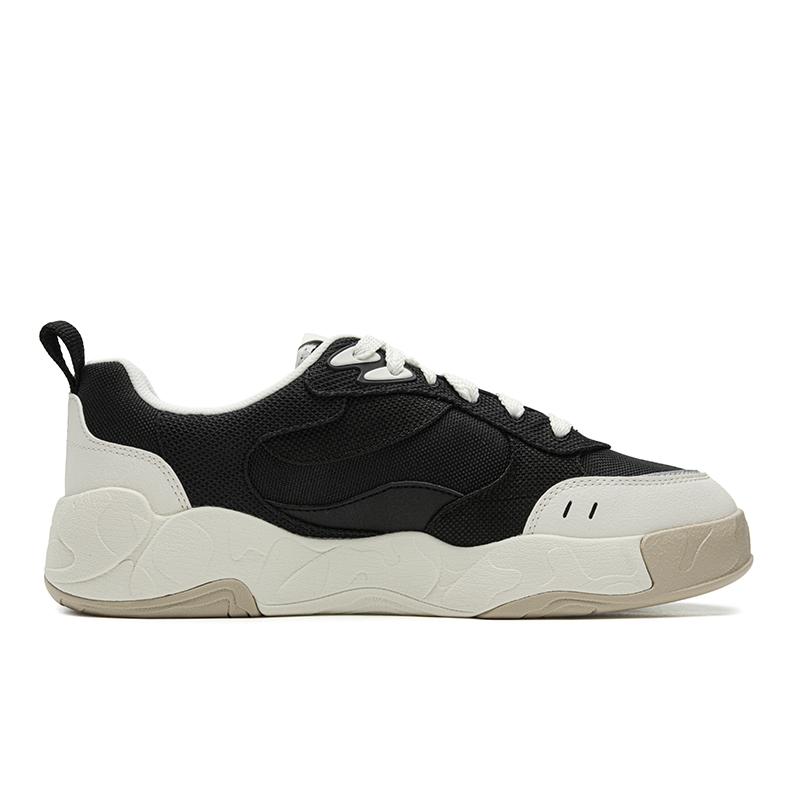 FILA Milano Chameo Fashion Minimalist Classic Comfortable Versatile Low-Top Canvas Shoes Men sneaker Black White F12M623305F-BT