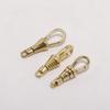 New Trendy Brass Gourd-shaped Key Hook Pendant Adjustable Lobster Clasp High-end Bag Buckle DIY Jewelry Accessories