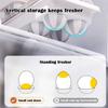 Space-Saving Egg Storage Holder Stackable Fridge Egg Organizer Refrigerator Egg Tray  Home