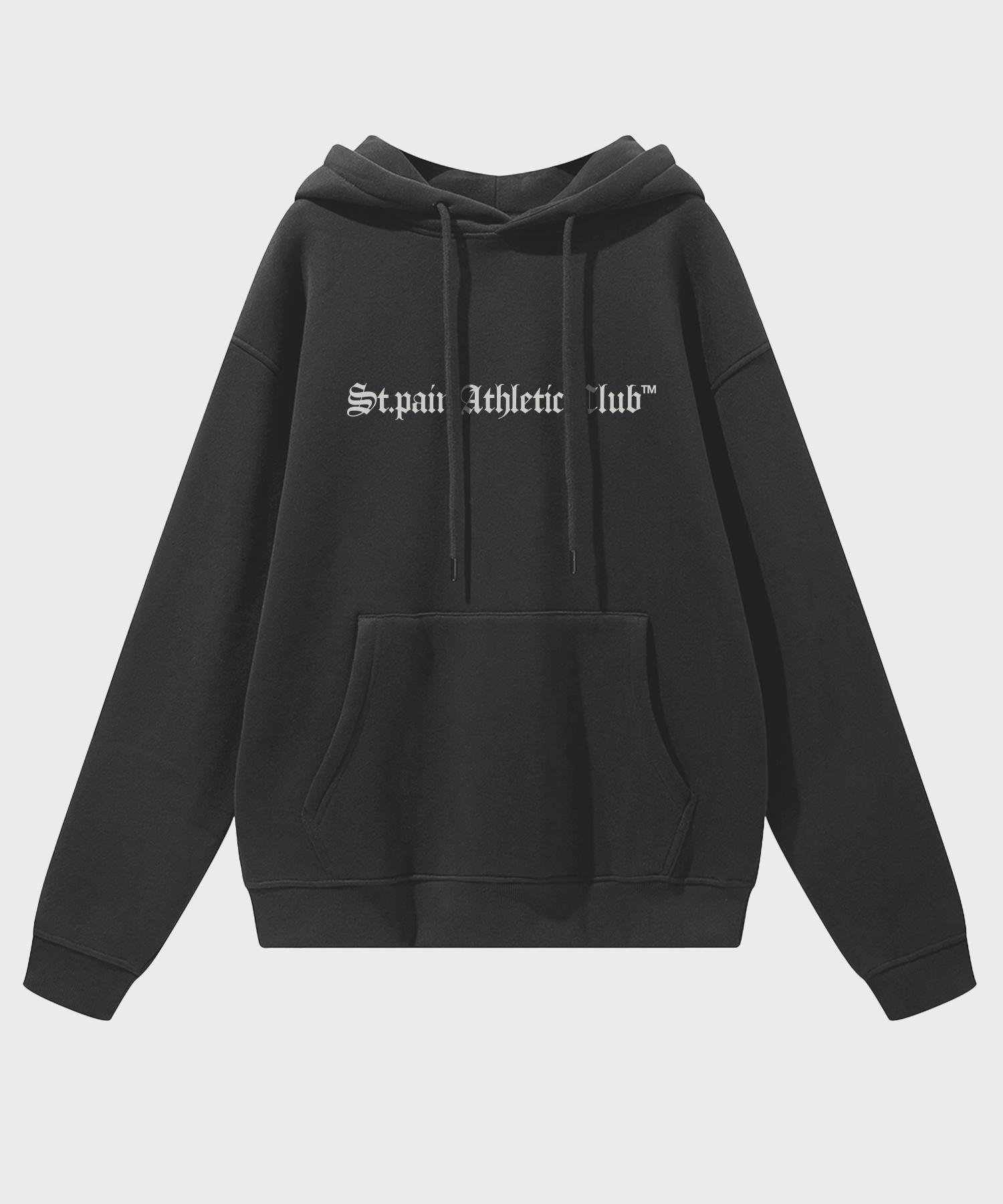 Худи оверсайз Saint Pain Sp Athletic Черное Black/M