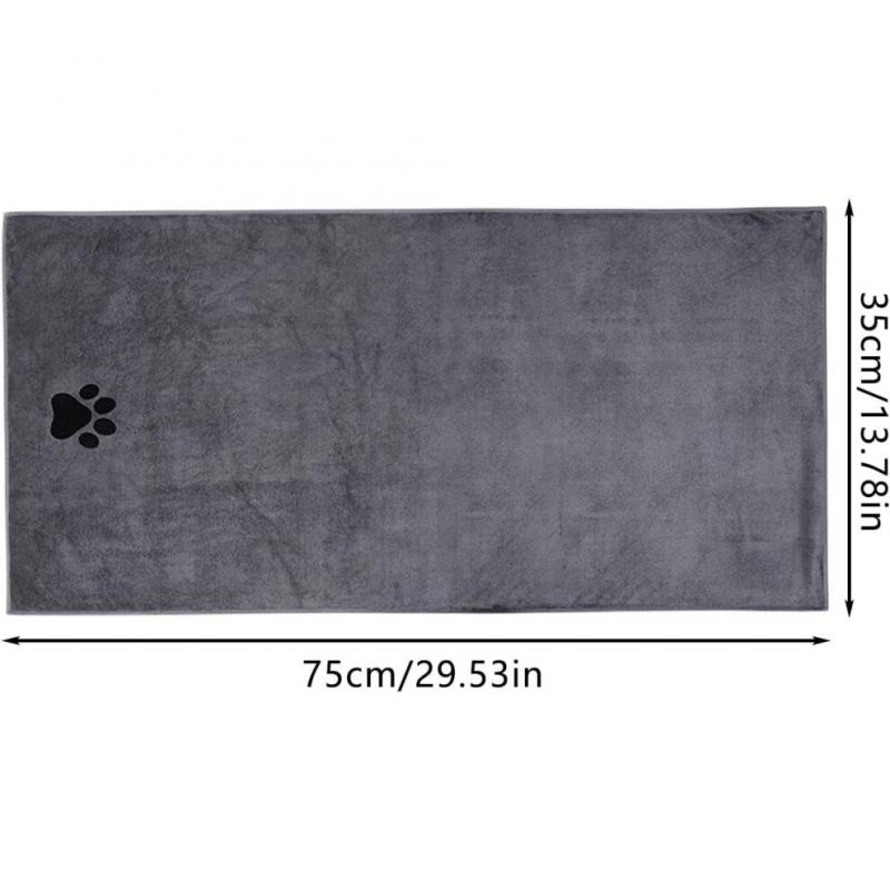 Pet Care Towel, Cat Drying Towel - 13.7 X 29.5 Inch Microfiber Dog Towel, Absorbent Bath Towel for Dogs and Cats