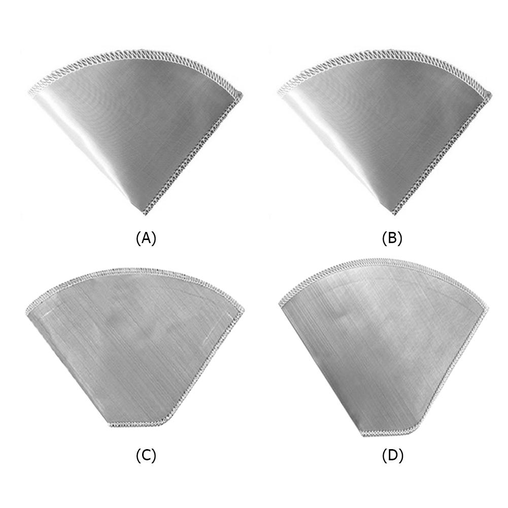 Stainless Steel Paperless Coffee Filter Reusable Pour Over Coffee Filter Easy Clean Eco-Friendly for Household Products
