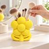 Flower Shaped Pen Cup 3D Printed Storage Holder for Makeup Brushes and Pens, Decorative Minimalist Desk Organizer Floral Organizer, Creative