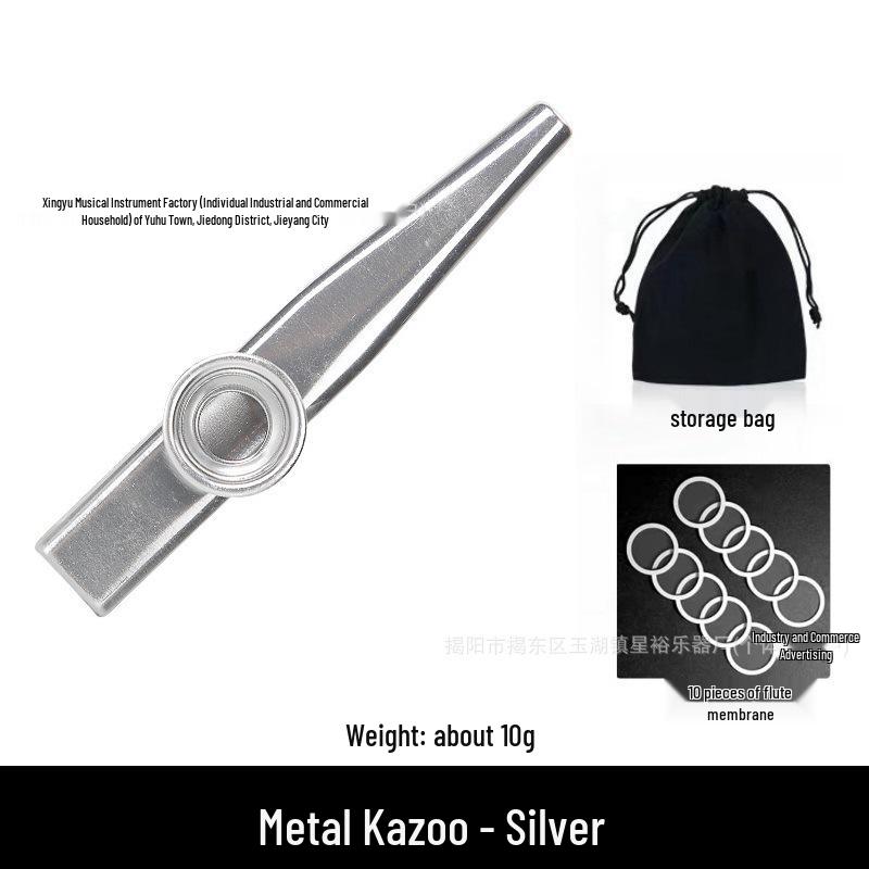 Metal Kazoo Musical Instrument for Early Childhood Education and Adults