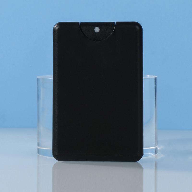 

1 шт. 20 мл флакон духов в форме карты мини-распылитель многоразовый распылитель духов дорожный размер портативный спиртовой распылитель инструмент 20ml чёрный