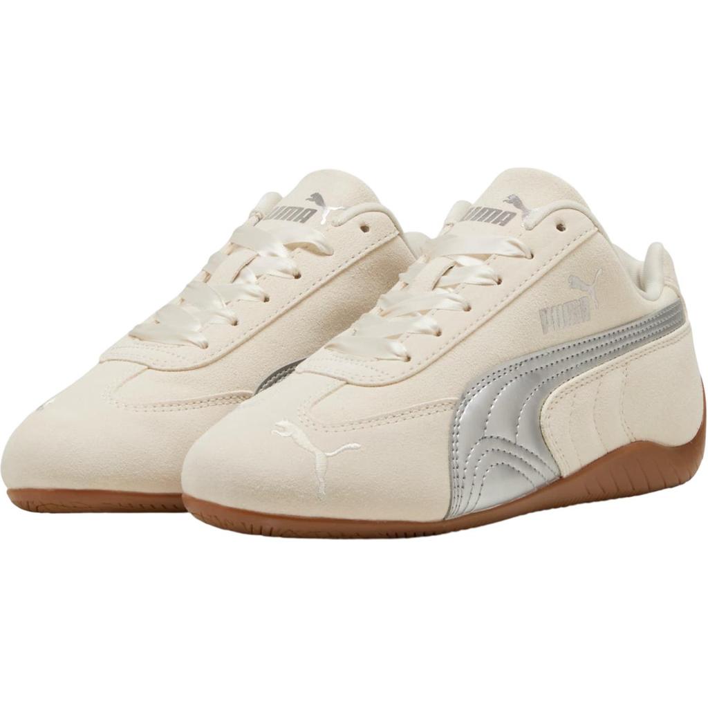 Puma Speedcat Big Kid Metallic Pack - Alpine Snow Silver Kids Sneakers Cream 404113-01