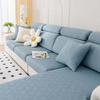 Summer Ice Silk Waterproof Sofa Cover Non-Slip Cool Feeling Couch Cushion Slipcovers Anti-Slip Stretch Chaise Lounge Covers