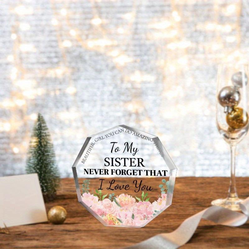 Sisters Acrylic Plaque - Versatile Gift for All Celebrations