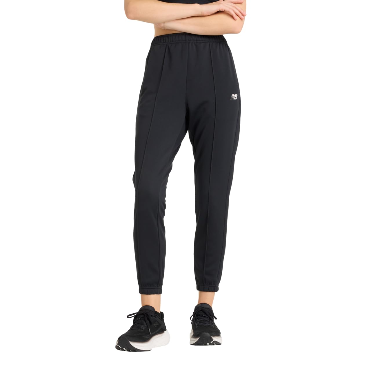 

Трикотажные брюки-джоггеры New Balance Идеально подходят для тренировок и бега Женские (AWP51109) - Черный, Влагоотводящий, Быстросохнущий,