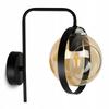 MODERN HONEY GLASS RING WALL LAMP