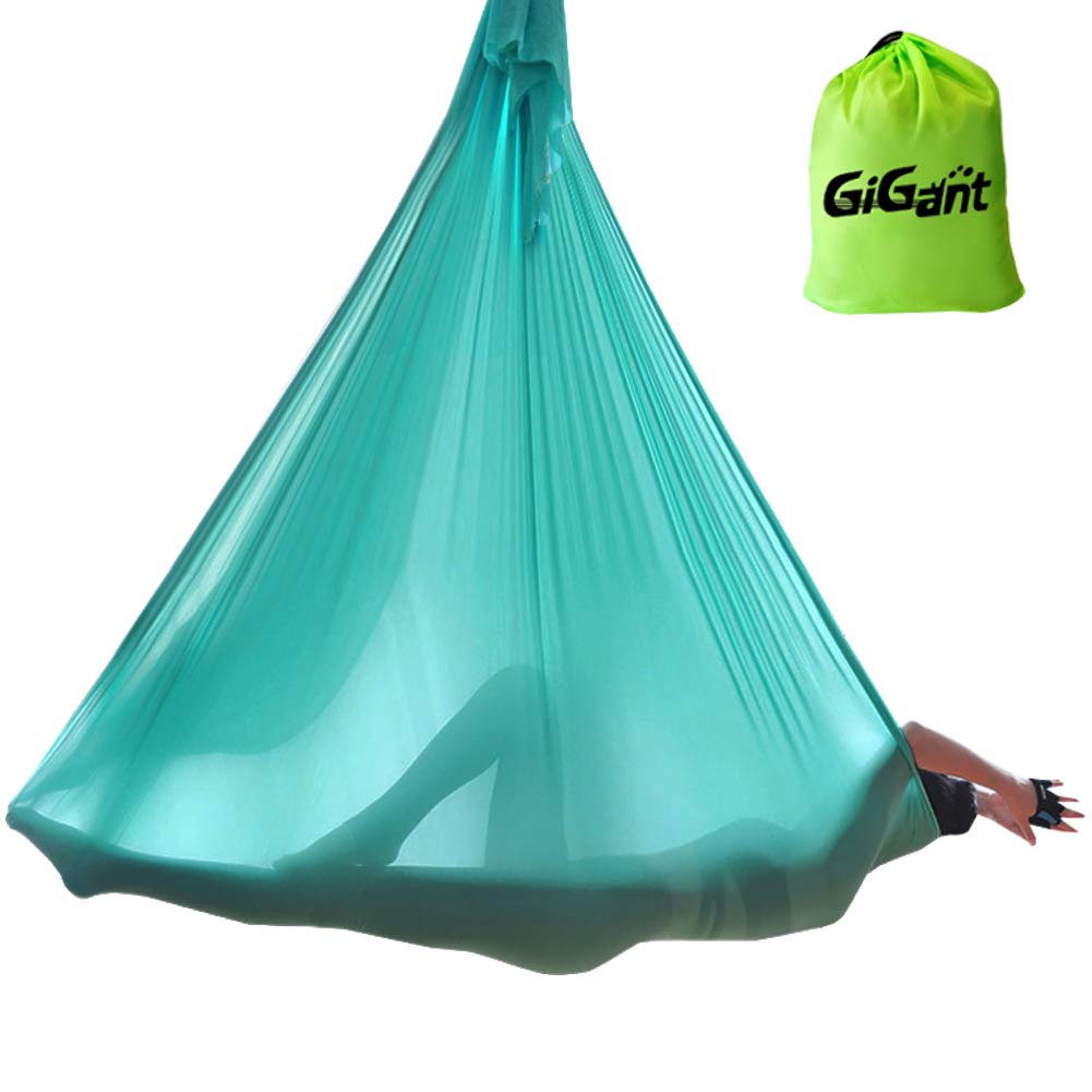

GiGant Aerial Yoga Exclusive 5m x Hammock Single Cloth Only Aerial Yoga Exercise Aero Yoga 2.8m Anti-Gravity (Emerald Green)
