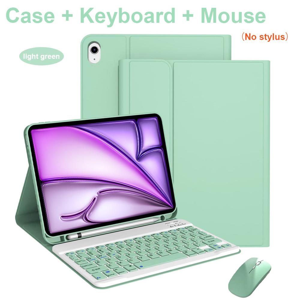 Case for iPad Air 11 Inch (M2) (M3) ,Bluetooth Keyboard Cover for iPad Air 4th 5th 10.9-inch