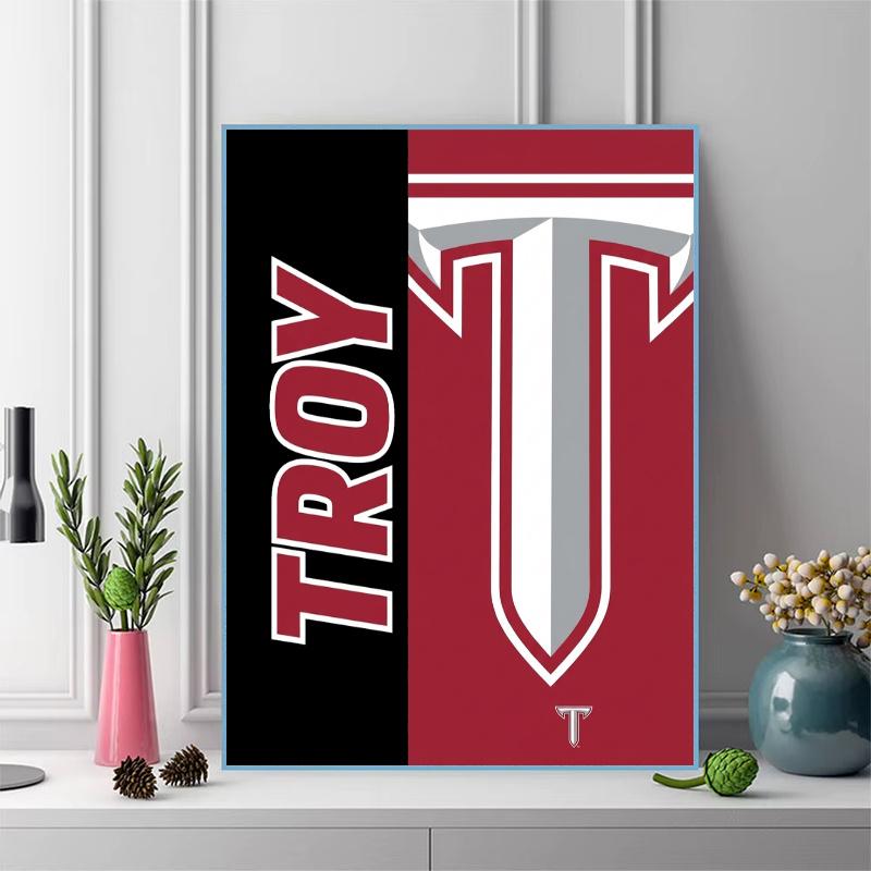 Troy Trojans 100% Round Full Drill 5D DIY Diamond Painting Embroidery Cross Stitch Rhinestone Décor