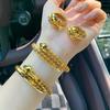 Snake Head Bracelet Sand Color Snake Shape Imitation Women's Fashion Versatile Birthday