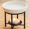 Black Iron Wax Melt Warmer 3.15x2.17in Home Fragrance Container  SPA Salon Furnishing