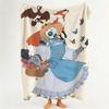 Movie T The W Wild R Robot Throw Flannel Throw Blanket Suitable for Sofa Living Room Bedroom