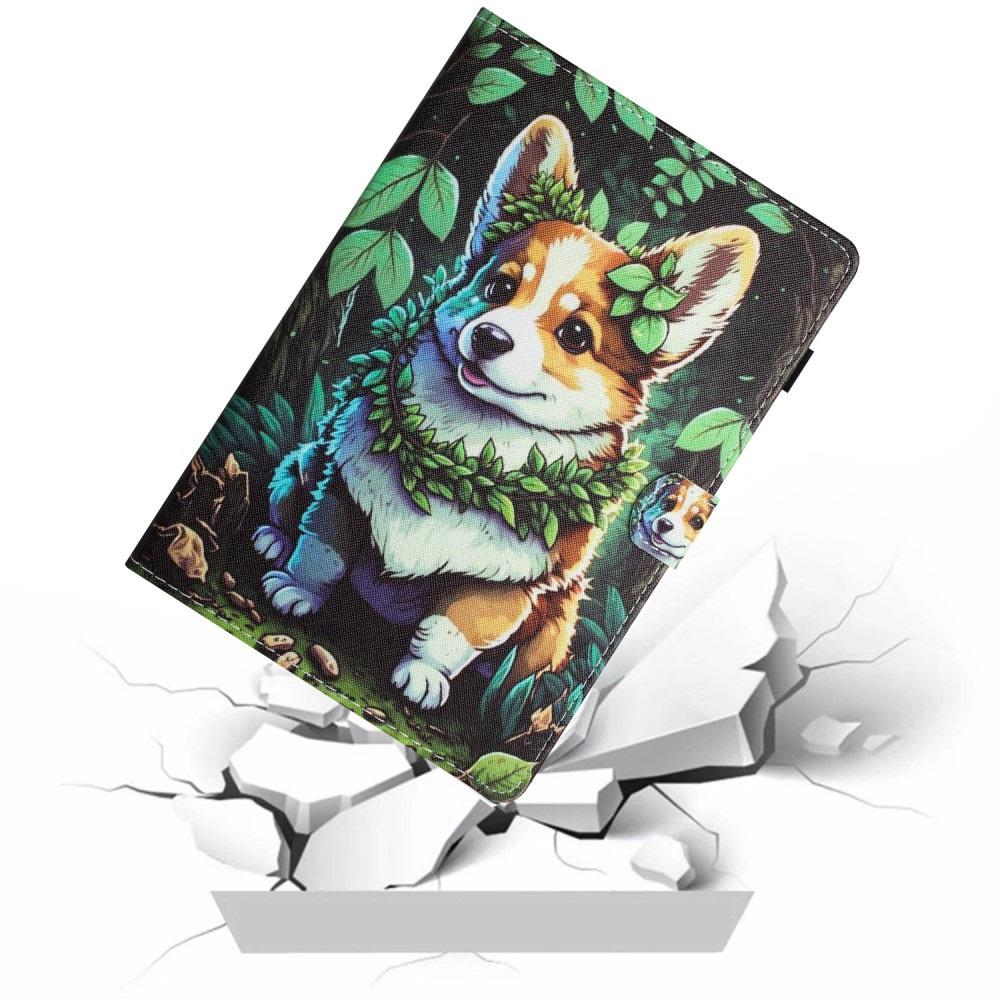 Lenovo Tab M11 case, with flap, corgi dog