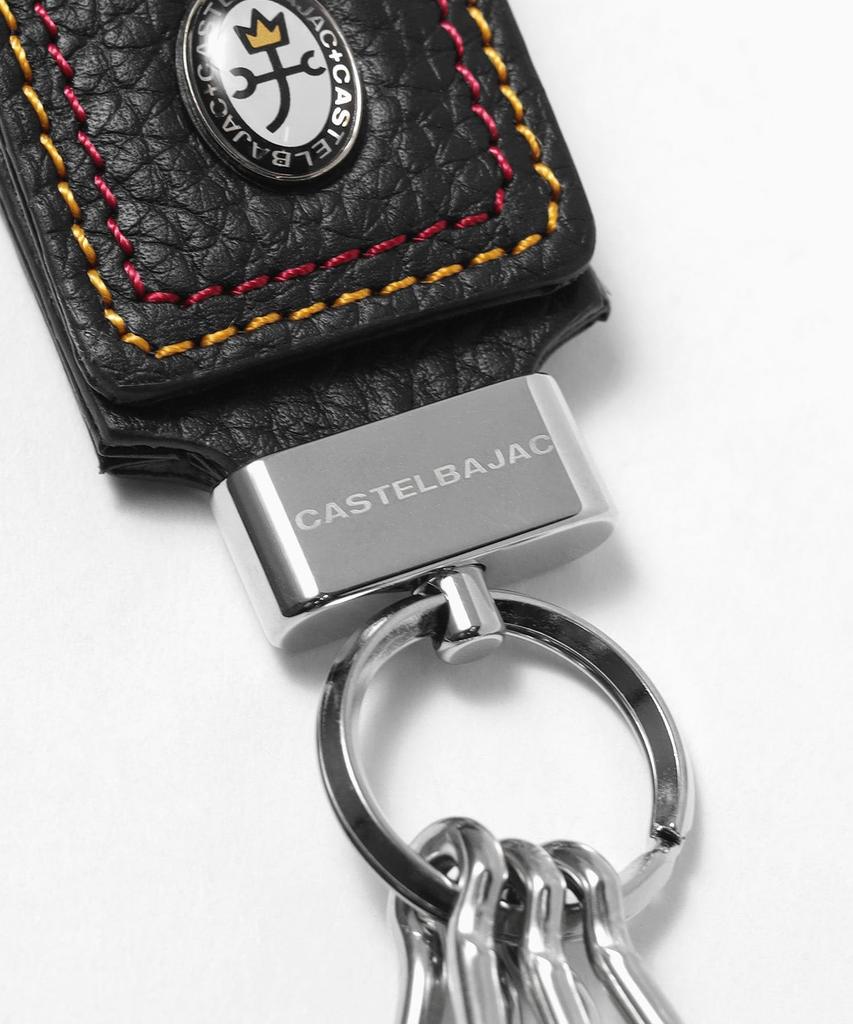 Castelbajac Black Thread x H9 x D1 cm Men's Keychain, W3.5