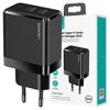 USAMS Land. Network. 2Xusb-C T54 Gan 40W(OnlyHead) Pd Fast Charging Black/Black Cc172Tc01 (Us-Cc172)