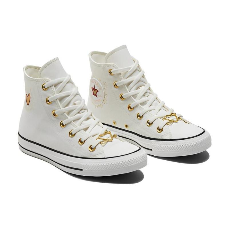 Converse Women's Chuck Taylor All Star High 'Valentine's Day 2023 Vintage White' Women's