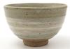 Mino Ware Matcha Bowl, Karatsu White Brush, Made In Japan, 505-44