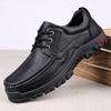 Fashion Hot Sale Soft Sole Lace-up Casual Shoes Luxury Brand Male Walking Shoes Genuine Leather Men's Travel Climbing Camping Footwear