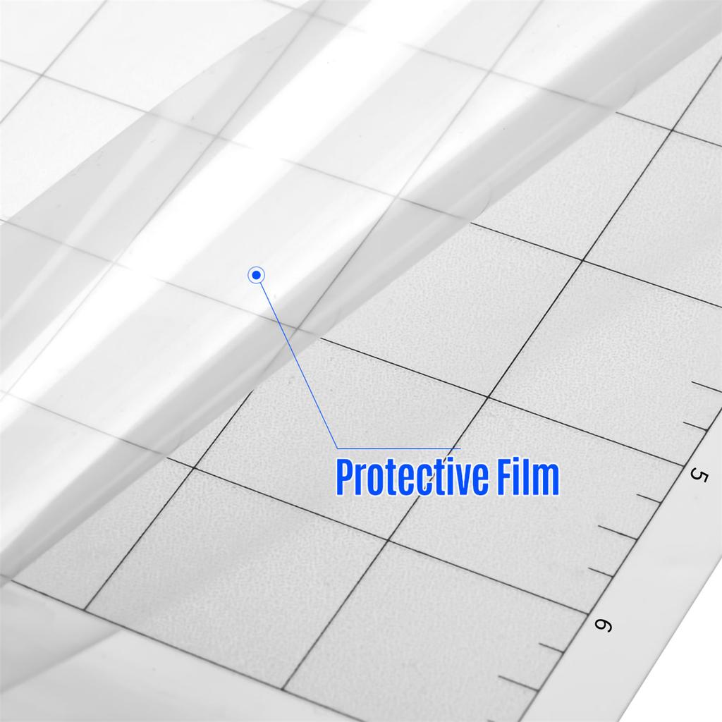 Replacement Cutting Mat Transparent Adhesive Mat Mat with Measuring Grid 12x24 Inches for Silhouette Cameo Cricut Explore Plotter Machine 1PCS
