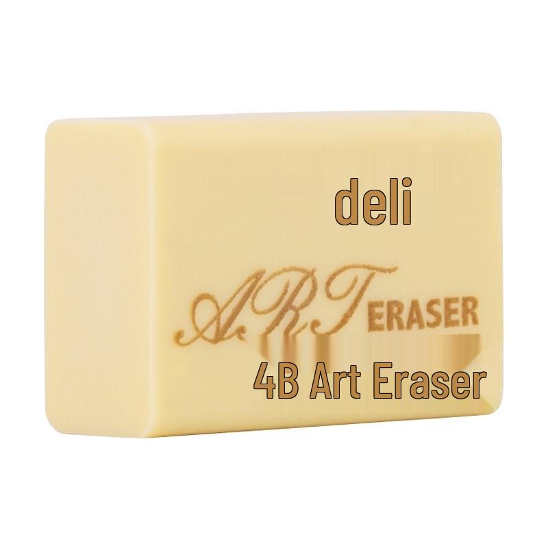 Deli 7540 Art Eraser, 4B, Pack of 12