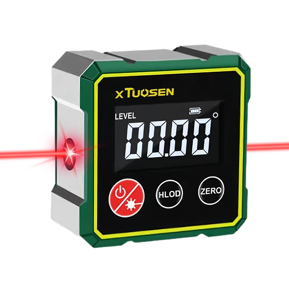 Magnetischer Winkelmesser mit LCD-Hintergrundbeleuchtung, Neigungswinkelmesser, Winkelmesswerkzeug für Holzbearbeitung, Tischsäge, Metallbearbeitung