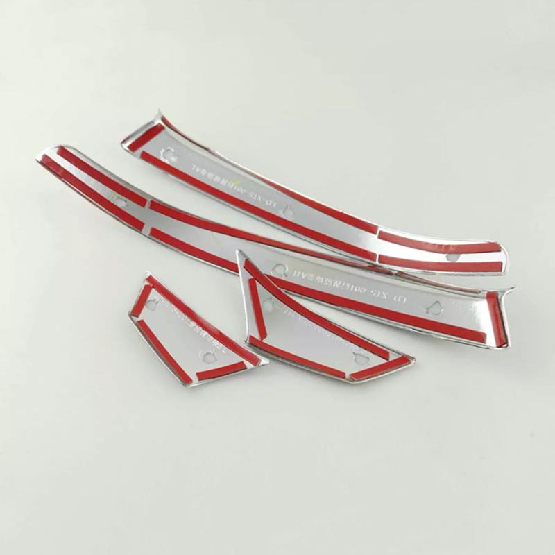 For Cadillac XT5 2016-2024 4Pcs ABS Chrome Car Sticke Rearview Side Mirror Strip Trim Strip Cover Door Rear View Exterior ABS