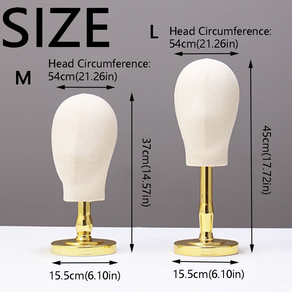 Portable Wig Head Holders Detachable Cap Hat Display Rack Model Head Model  Home Use
