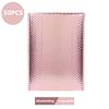 50Pcs Holographic Mailer Laser Pink Mailing Envelope Waterproof Courier Bag Padded Bubble Envelopes Packaging Bag for Shipping