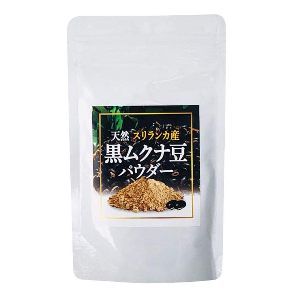 Порошок черных бобов мукуны жгучей (90г) [Сикисимая] Сделано из натурально выращенных бобов черной мукуны жгучей