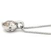 NON BRAND - Solitaire Diamond 1.12ctNecklace Pt900/diamond Array