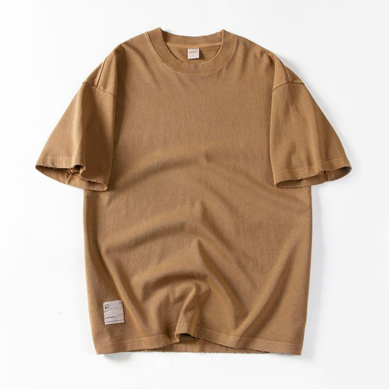 Heavy Casual Men's Cotton Export Short-Sleeved T-shirt