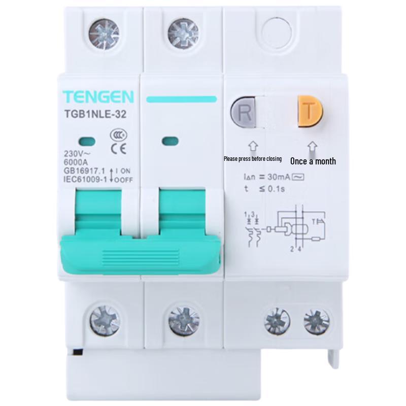 Tengen TGB1NLE-32 Miniature Leakage Circuit Breaker