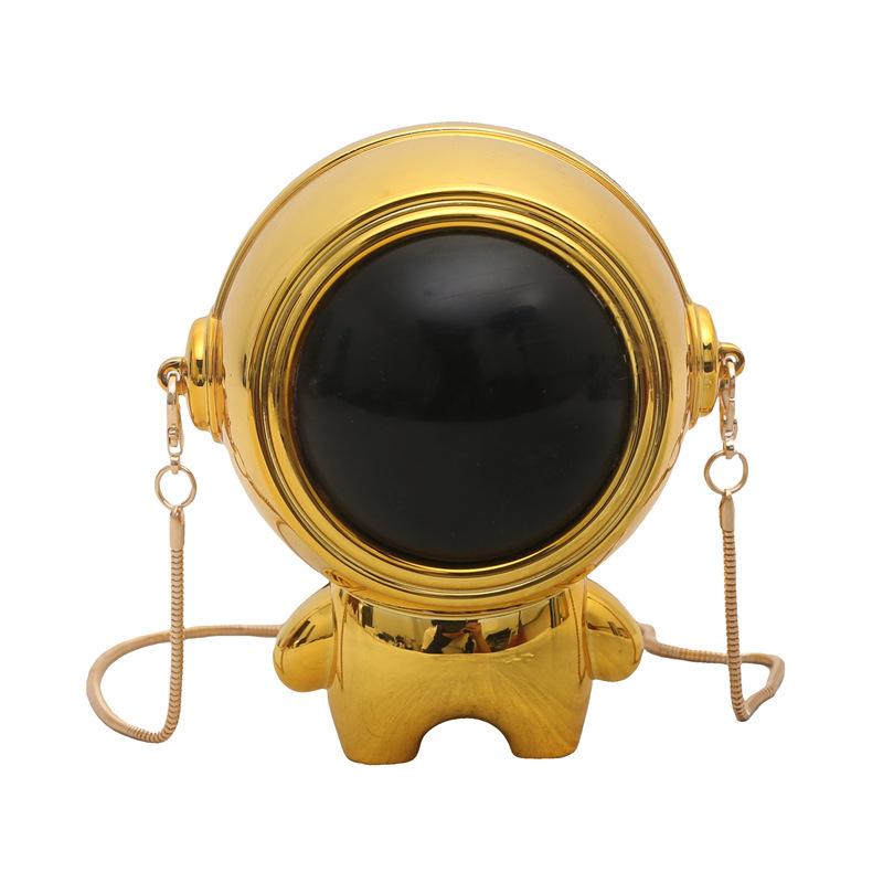 Personality Funny Astronaut Bag 2025 New Fashion Box Bag Women's Versatile Candy Color Messenger Small Round Bag