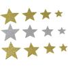 200pcs Paper Glitter Star Foam Stickers Silver and Gold Self  Adhesive Sticker  Arts Crafts