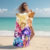 1Pc Rainbow Unicorn Fantasy Beach Towel Microfiber Beach Towel Thin Absorbent For Beach Swimming Yoga Bath Sports 0917117