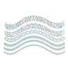 6PCS Vintage Lace Embrossing Curved Wavy Border Edge Metal Cutting Dies Embossing Scrapbooking Paper