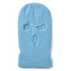 Hot Sale Unisex Balaclava Full Cover Style Ski Mask Hat 3 Holes Winter Hat Tactical Windproof Ribbed Knit Beanie Winter Warm Cap