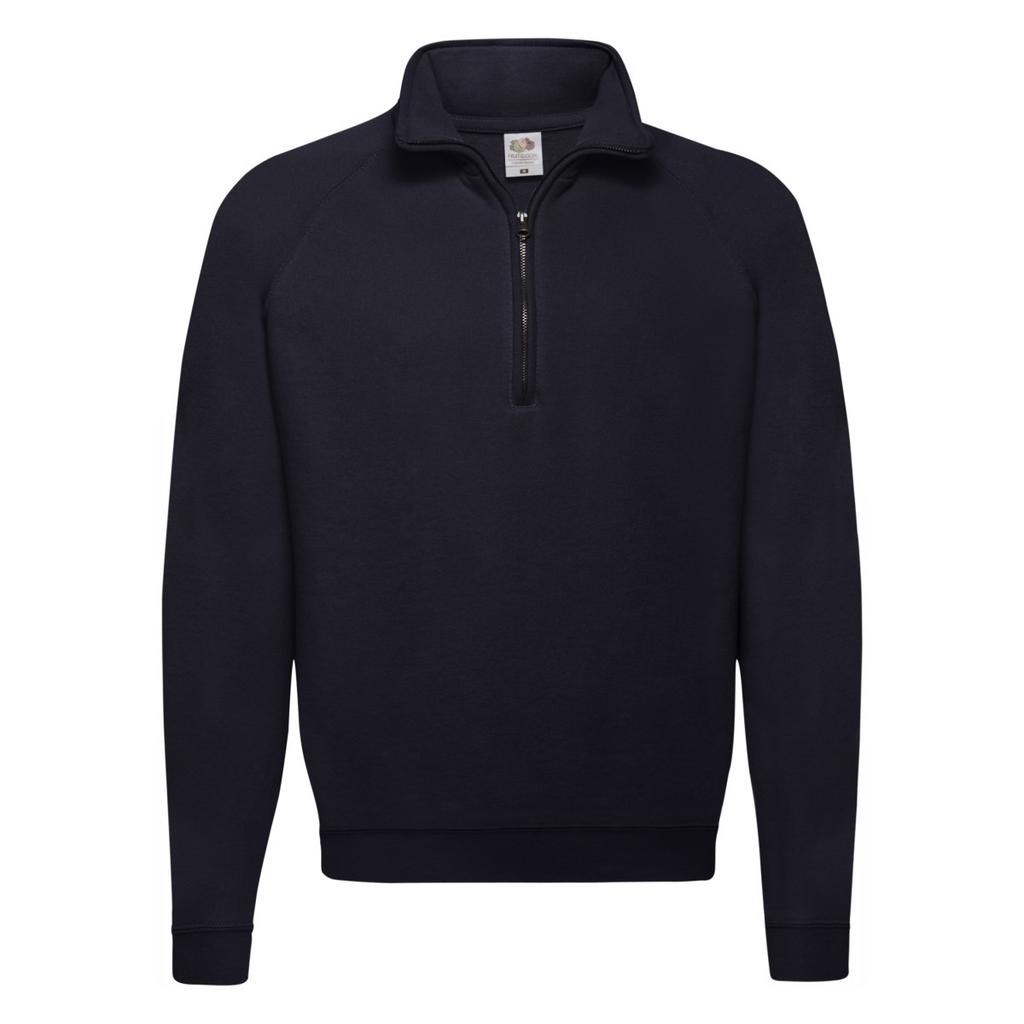 Fruit of the Loom Mens Classic Zip Neck Sweatshirt