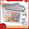 A4 Transparent Mesh Handheld Zipper Bag for Test Papers - Waterproof & Customizable