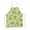 Avocado Pattern Apron Adult Children Sleeveless Anti-fouling Kitchen Home Kitchen Baking Waist Bib